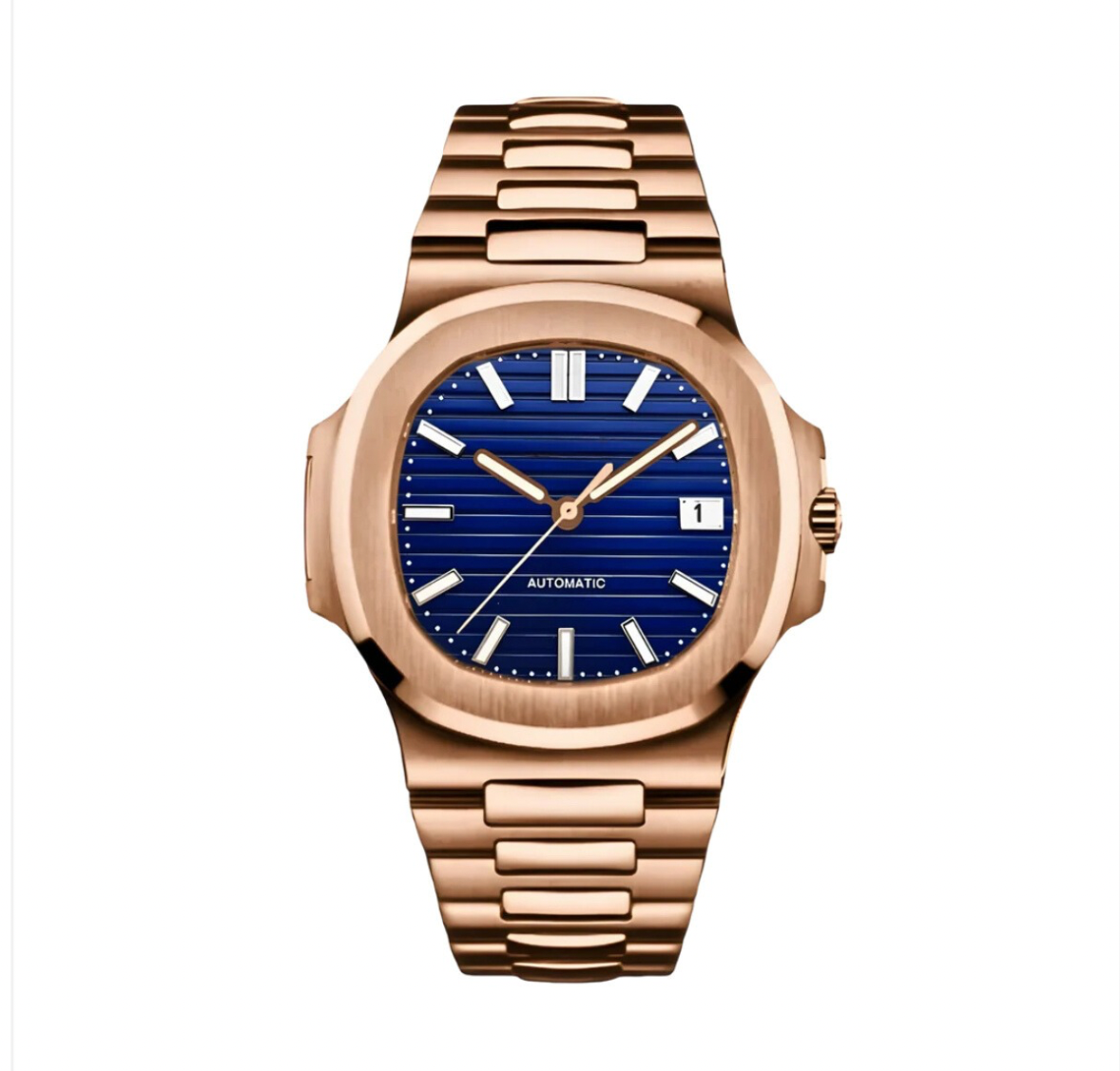 NAUTEIKO ROSE GOLD BLUE DIAL