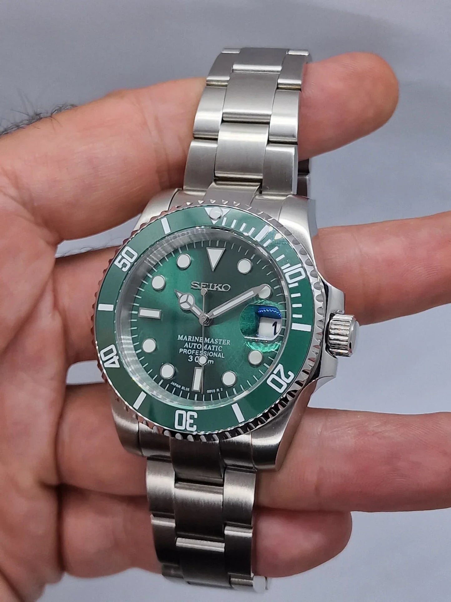 SEIKMARINER GREEN