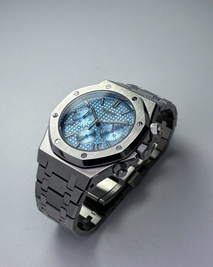 SEIKOAK CHRONOGRAPH LIGHT BLUE