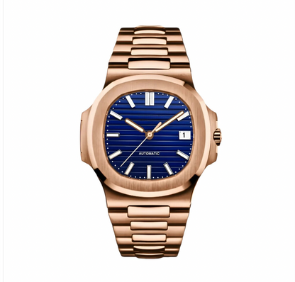 NAUTEIKO ROSE GOLD  BLUE DIAL