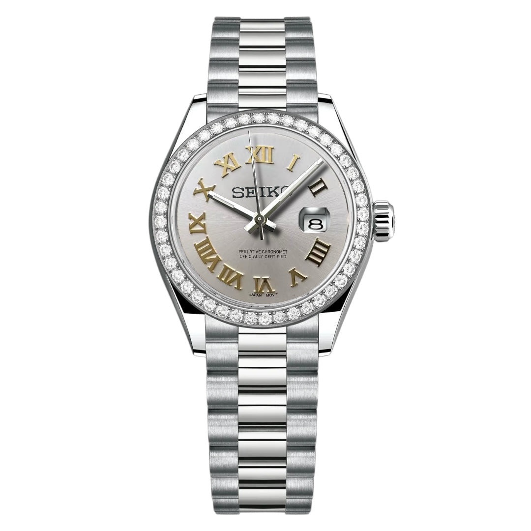 SEIKJUST | WHITE GOLD ROMAN