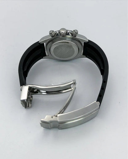SEITONA SILVER BLACK STRAP