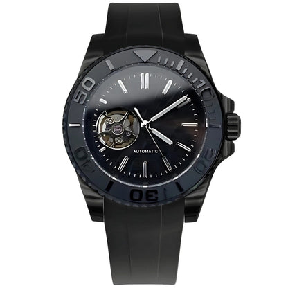 SEIKMARINER OPEN HEART BLACK