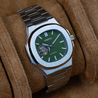 NAUTEIKO OLIVE GREEN OPEN HEART