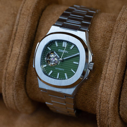 NAUTEIKO OLIVE GREEN OPEN HEART
