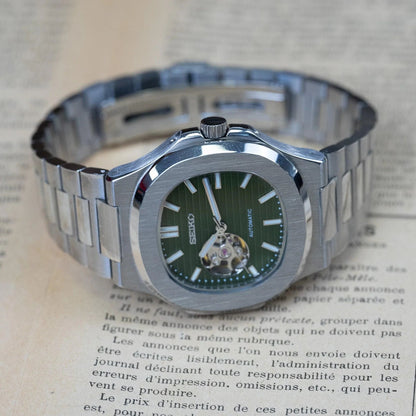 NAUTEIKO OLIVE GREEN OPEN HEART
