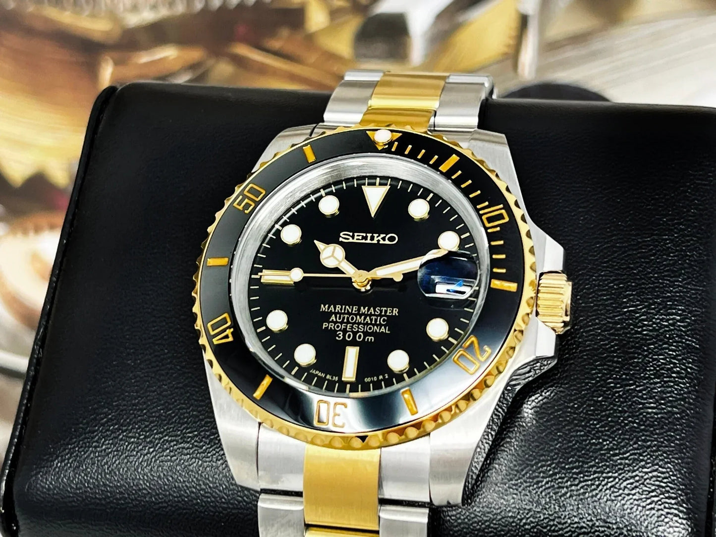 SEIKMARINER TWO TONE NIGHT