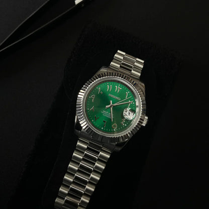 SEIKJUST ARABIC GREEN DIAL