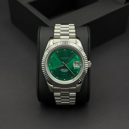 SEIKJUST ARABIC GREEN DIAL